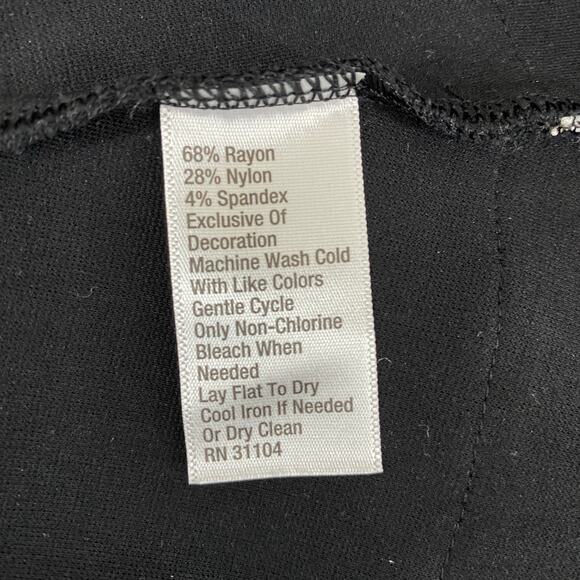The Limited Embroidered Sheath Dress Black Women 24W Sleeveless - Picture 5 of 9